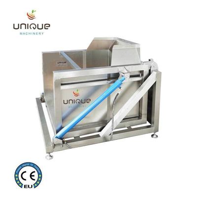 240 KG Edelstahl-Box-Kaste-Dumpper für das sanfte Entladen von Obst und Gemüse