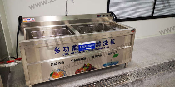 Küchengeräte Obst- und Gemüse-Blasenwaschmaschine 220v/380v/auf maßgeschneiderte Weise