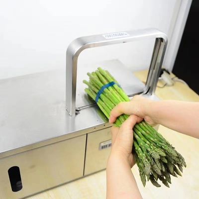 Einfache Bedienung Automatische Induktionsbandbindmaschine für Lebensmittel- und Gemüsebindungen