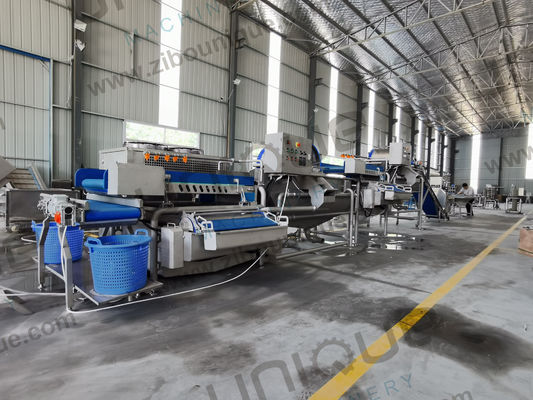 Salatverarbeitung macht einfache Gemüsewaschmaschine für Babyspinat Salat Kohl