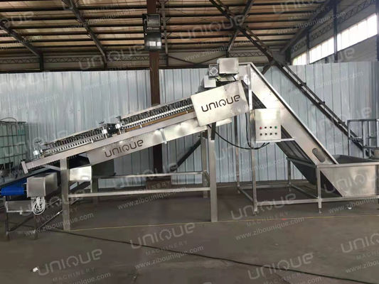 3600*2260*2200 mm Edelstahl-Garnelen-Schälmaschine zur schnellen Reinigung von Garnelen