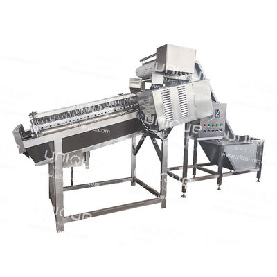 300 kg/h Kapazität Shrimp Skin Peeling-Maschine mit modernstem Reinigungssystem