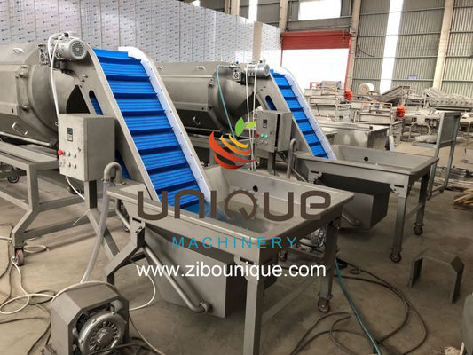 Automatische Kartoffelschälmaschine mit 2,25 kW Leistung und Edelstahl 304