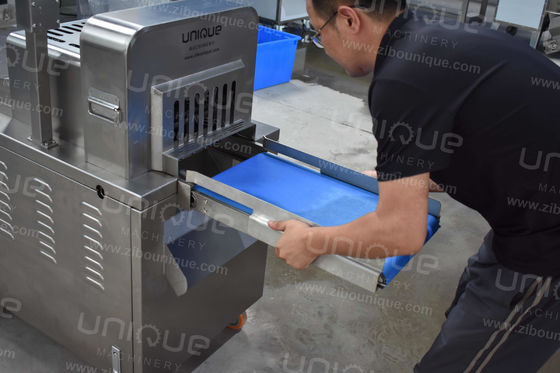 3KW gefrorenes Fleisch Huhn Dicke Schweinefleisch Bauch Ente Würfel Schneidemaschine für Schnitte