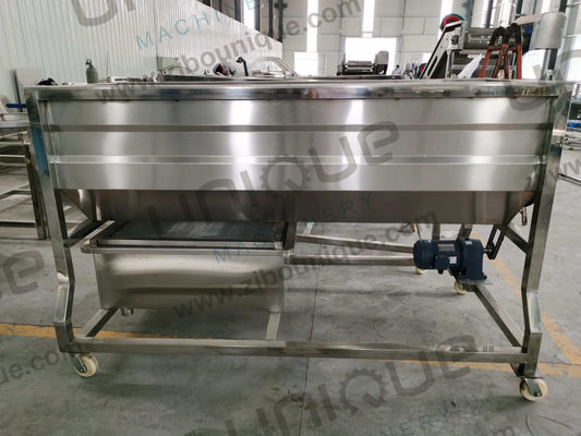 Erweiterte Dattelpalmverarbeitungsmaschine mit automatischer Bürstenreinigung und -waschung