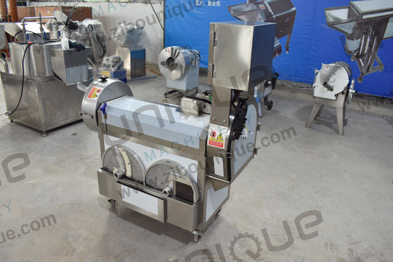 Video Technische Unterstützung Salat Gemüsesalut Schneidmaschine 1300*580*1250 mm