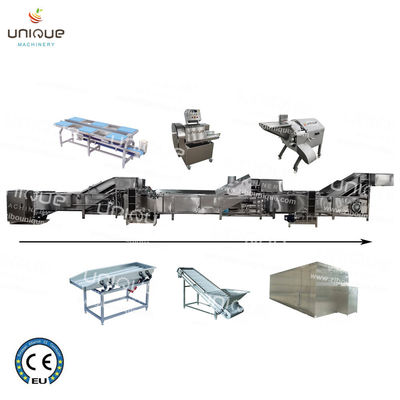 Maschine zum Waschen und Blanchieren von Brokkoli-Kuliflower für die Produktion gefrorener Gemüse