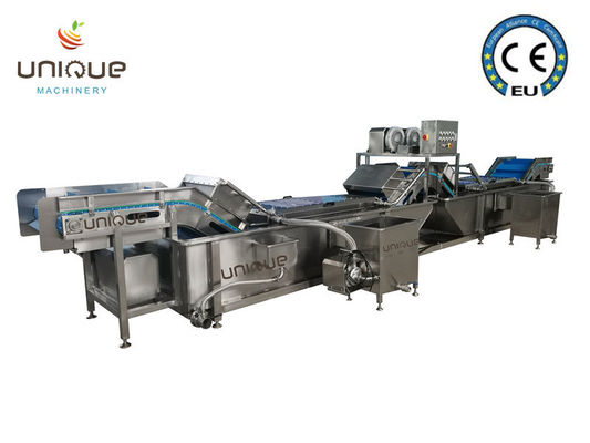 Edelstahl 304 Zwiebel- und Petersilieblatt-Gemüsewaschmaschine mit Leistung