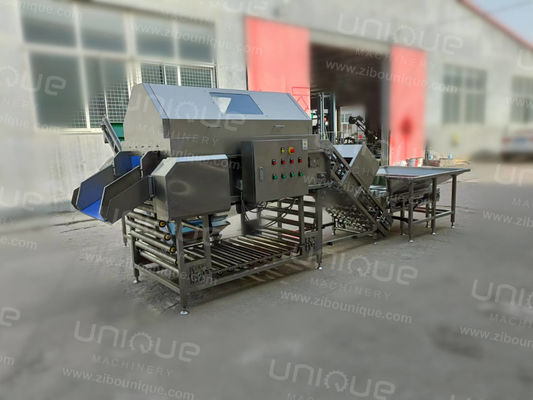 Industrielle 304 Edelstahl Zwiebelschälmaschine mit 3 kW Leistung und 380V Spannung