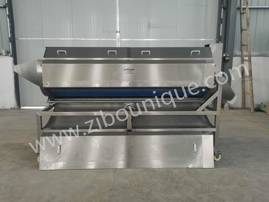 304 Edelstahl automatische Süßkartoffel Yam Waschmaschine Schälen Produktionslinie