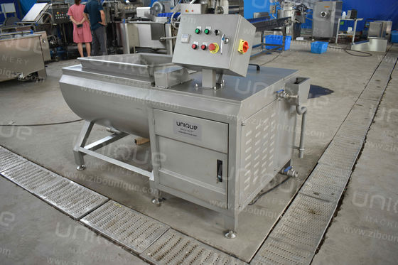 Gewerbliche Küche 500 kg/h Sandstrahlmaschine für Obst und Gemüse