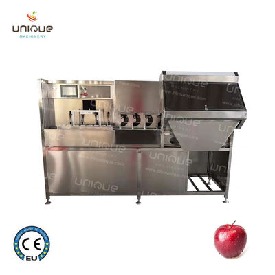 Videotechnische Unterstützung 304 Edelstahl 750 kg/h Birnenschälmaschine