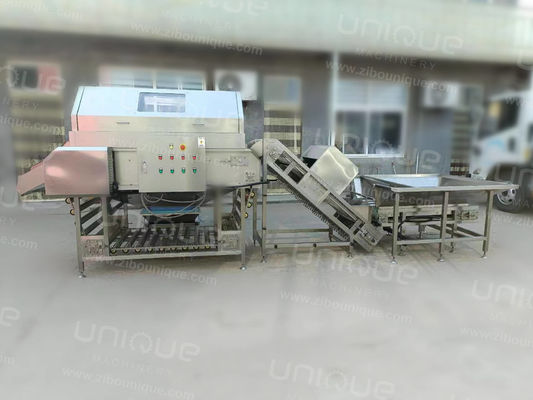 Zwiebelschälmaschine für Wurzelgemüse Industrieausrüstung zur Trockenzwiebelschälung
