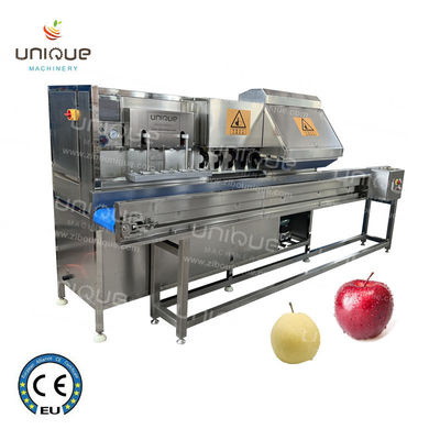 Apple Peeler Head Pear Peeling Coring Cutting Machine mit Videotechnischer Unterstützung