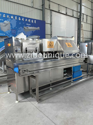 Apple Peeler Head Pear Peeling Coring Cutting Machine mit Videotechnischer Unterstützung