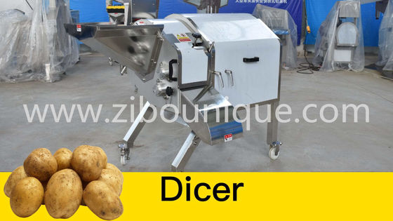 Elektrische Gemüseschneider Schneidermaschine für Restaurant Schneiden Würfelform Scheibenstreifen