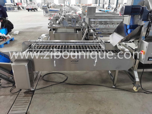 Automatische Kartoffelwasch- und Schälmaschine mit 1040 kg Last