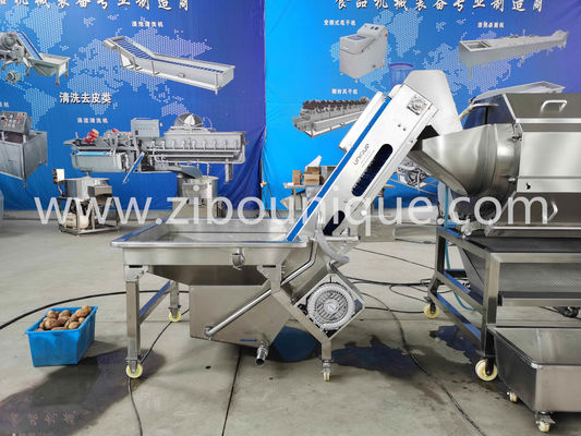 Automatische Kartoffelwasch- und Schälmaschine mit 1040 kg Last
