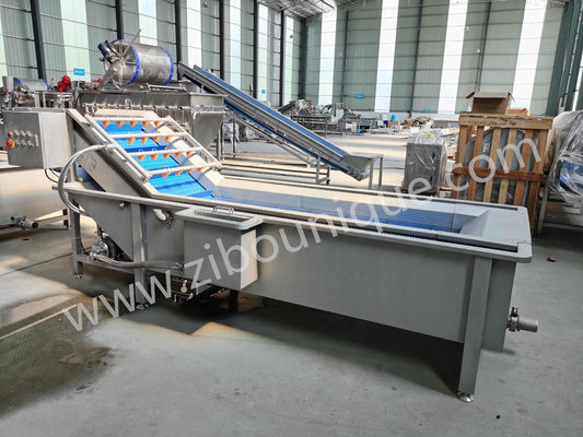 1000-1500 kg/h Kapazität Salatblatt Gemüsewaschmaschine für Obst und Gemüse
