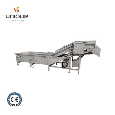 5000x1450x1400 mm Blase Gemüsewaschmaschine für Gemüse-Frucht Reinigungslinie