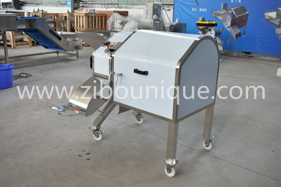 Industrielle Zwiebel-Schneidemaschine mit 1,5 kW elektrischem Gemüse-Würfel-Schneidegerät