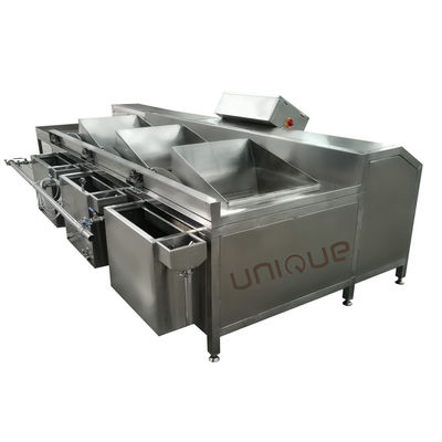 Multifunktions-Drei-Tank-Umkehrwaschmaschine für Gemüse für geschäftige Küchen