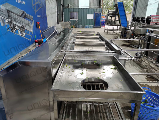 Multifunktions-Drei-Tank-Umkehrwaschmaschine für Gemüse für geschäftige Küchen