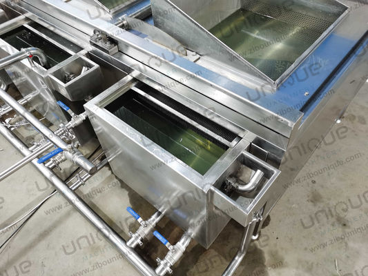 Multifunktions-Drei-Tank-Umkehrwaschmaschine für Gemüse für geschäftige Küchen