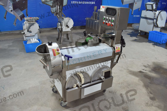 1.55 Kw automatische Zwei-Kopf-Gemüseschneidemaschine