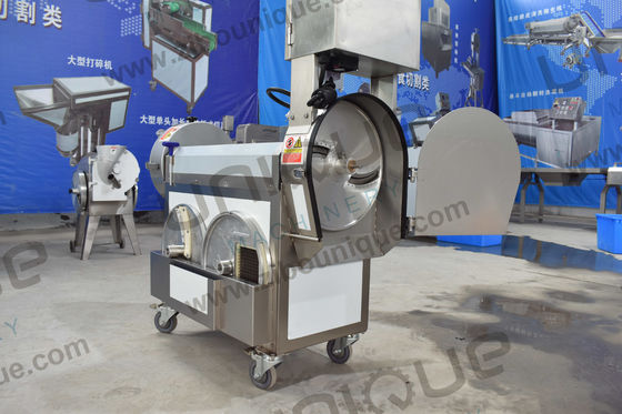 1.55 Kw automatische Zwei-Kopf-Gemüseschneidemaschine