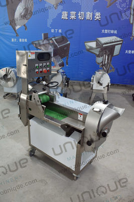 Einzelhandelsmarkt Edelstahl entfernbares Gemüseförderband Schneidmaschine mit Gürtel