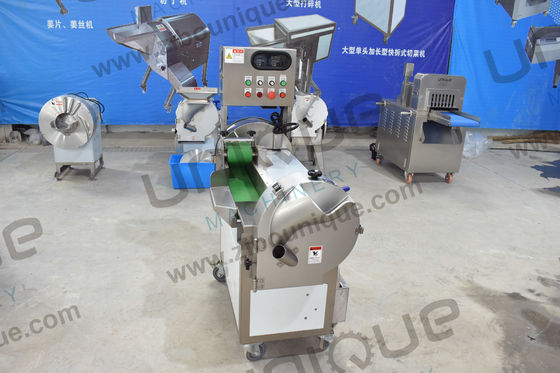 Einzelhandelsmarkt Edelstahl entfernbares Gemüseförderband Schneidmaschine mit Gürtel