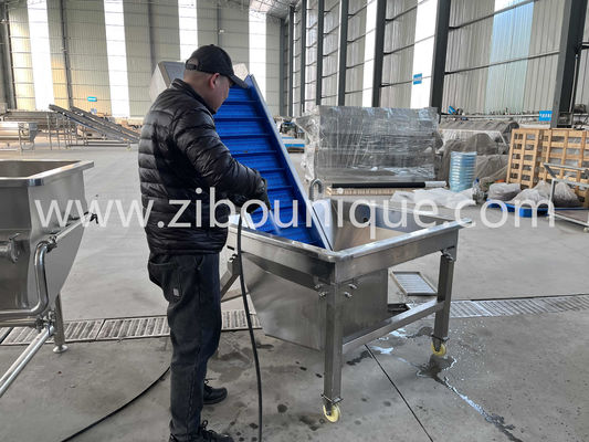 Automatische kontinuierliche Kartoffel-Pellerlinie mit 1040 KG Kapazität